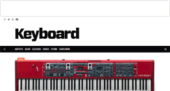 Desktop Screenshot of keyboardmag.com